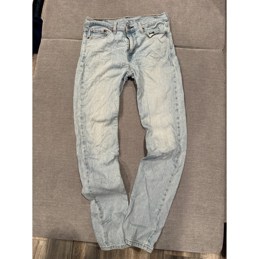 Levis 510 Jeans 29 X 32 Men's Slim Fit Light Wash Blue Denim